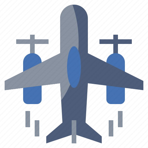 Aircraft, airplane, departure, flying, landing, plane, transportation icon - Download on Iconfinder
