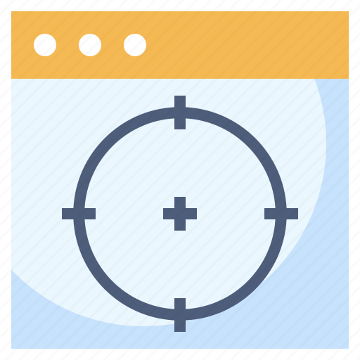 Aim, browser, interface, player, streaming, target, video icon - Download on Iconfinder