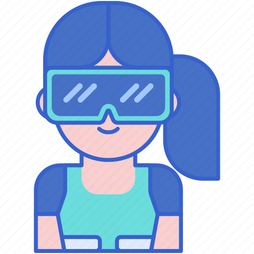 Avatar, female, player, woman icon - Download on Iconfinder
