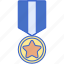 award, badge, medal, rank 