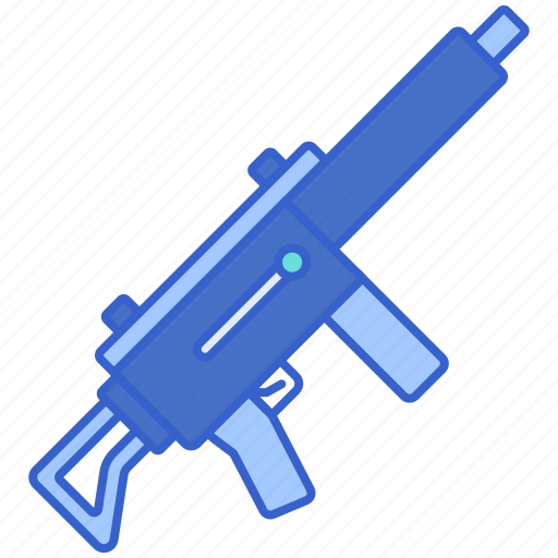Gun, submachine, war, weapon icon - Download on Iconfinder