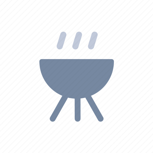 Barbecue, grill, food, cooking, meat, fire, colored icon - Download on Iconfinder