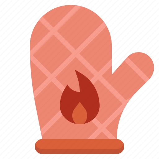 Glove, oven, mitt, kitchen, cooking, protection icon - Download on Iconfinder