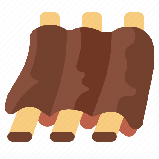 Ribs, barbeque, food, restaurant, meat, grilled icon - Download on Iconfinder