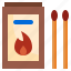 matches, fire, burning, energy, bushcraft 