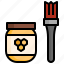honey, bee, tools, utensils, brush, cooking, equipment 