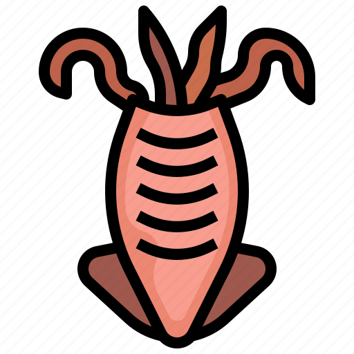 Squid, barbeque, food, restaurant, seafood, grill icon - Download on Iconfinder