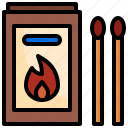matches, fire, burning, energy, bushcraft