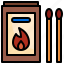 matches, fire, burning, energy, bushcraft 
