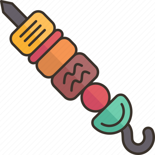Shish, kebabs, skewer, grill, appetizer icon - Download on Iconfinder