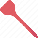 spatula, handled, long, cooking, utensil