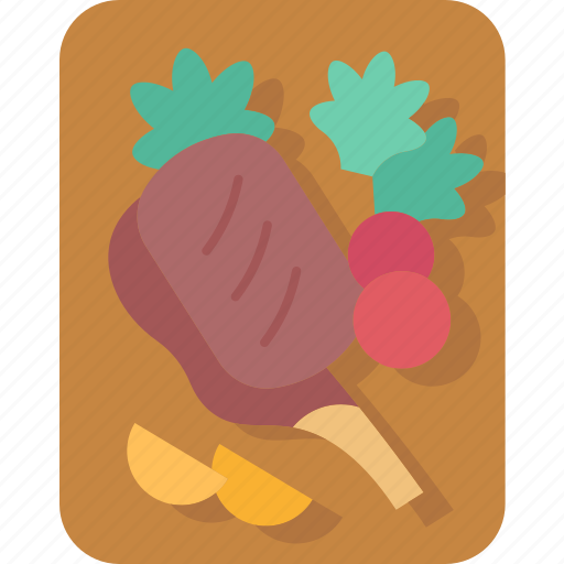 Steak, pork, chop, food, dinner icon - Download on Iconfinder