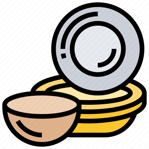 Bowl, dinnerware, dishes, kitchen, plate icon - Download on Iconfinder