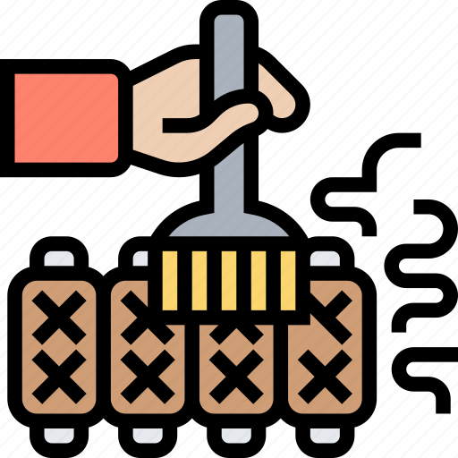 Basting, brush, grill, steak, cooking icon - Download on Iconfinder