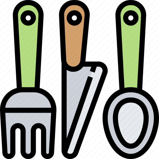 Cutlery, utensil, spoon, fork, eating icon - Download on Iconfinder