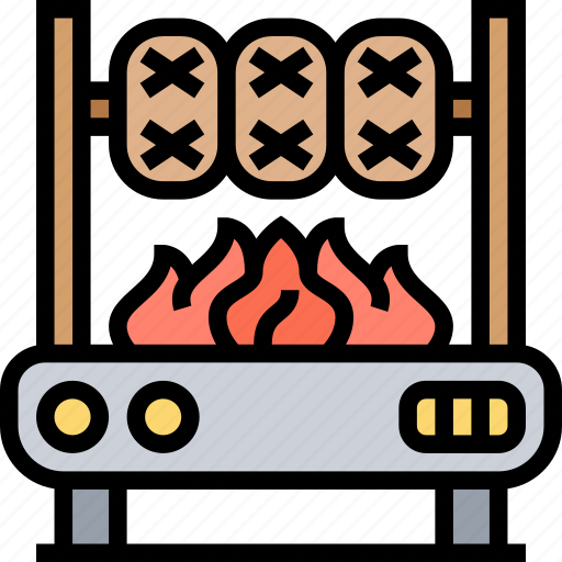 Rotisserie, barbecue, grill, gourmet, cooking icon - Download on Iconfinder