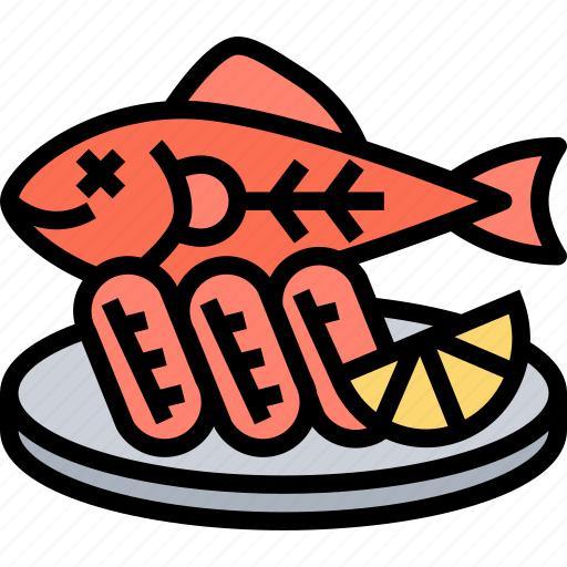Salmon, fish, steak, food, nutrition icon - Download on Iconfinder