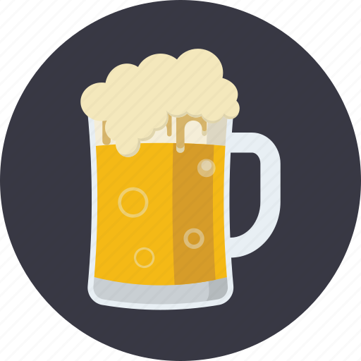 Alcohol, beer, beverage, foam, froth, jug, mug icon - Download on Iconfinder