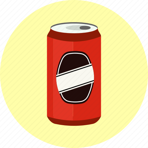 Aluminum, beverage, cola, drink, fizzy, soda, tin-can icon - Download on Iconfinder