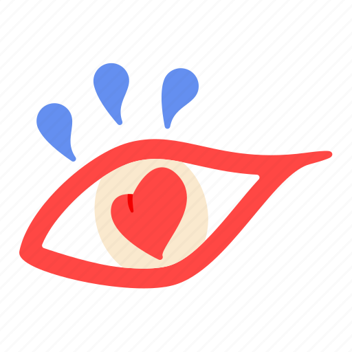 Love, happy, eye, monitor, view icon - Download on Iconfinder