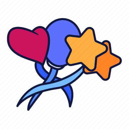 Baloon, star, love, air icon - Download on Iconfinder