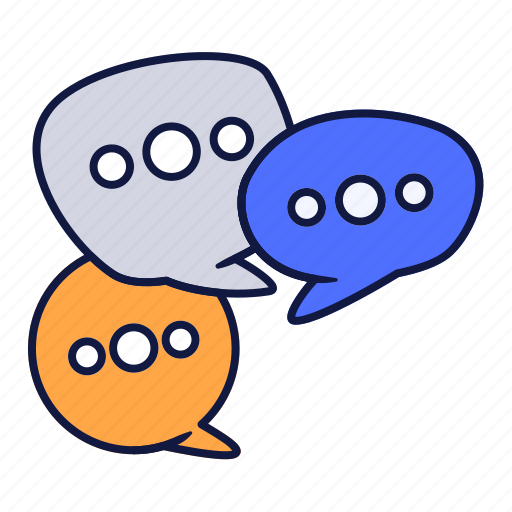 Communication, happy, chat, talk, discussion icon - Download on Iconfinder