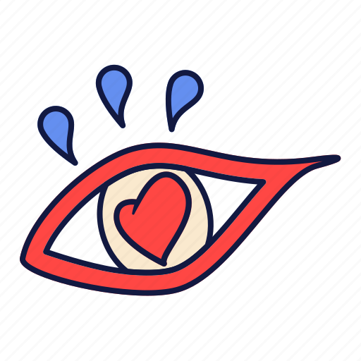 Love, happy, eye, monitor, view icon - Download on Iconfinder