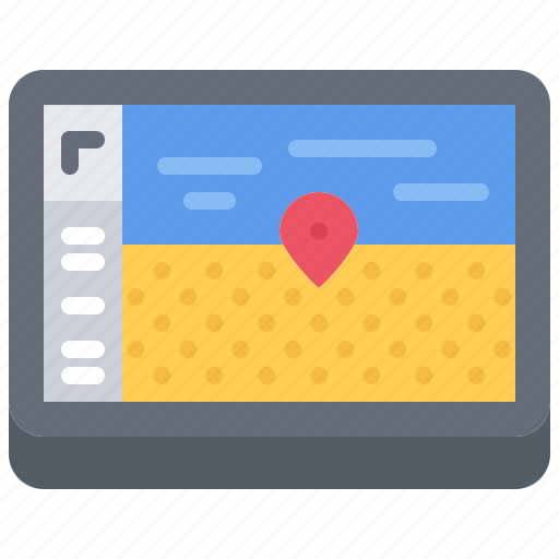 Navigator, beach, pin, location, navigation, summer, travel icon - Download on Iconfinder