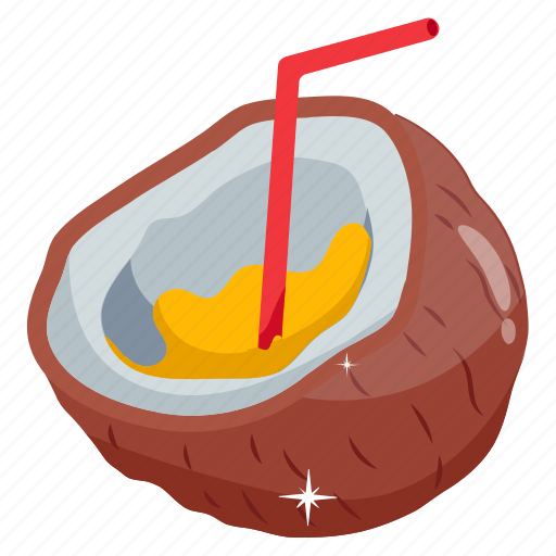 Tropical, coconut, food, drink, water, milk icon - Download on Iconfinder