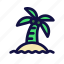 palm, tree, coconut, tropical, beach, island, coastal 