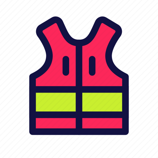 Life, jacket, safety, vest, swimming, lifeguard, lifebuoy icon - Download on Iconfinder