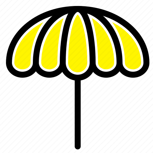 Beach, umbrella, weather, wet icon - Download on Iconfinder