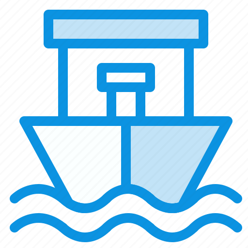Beach, boat, ship, summer icon - Download on Iconfinder