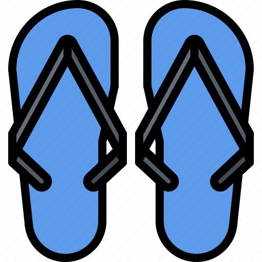 Slippers, footwear, summer, travel icon - Download on Iconfinder