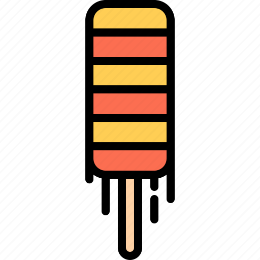 Fruit, ice, cream, stick, summer, travel icon - Download on Iconfinder