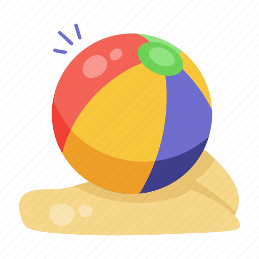 Parachute ball, beach ball, beach toy, ball game, handball icon - Download on Iconfinder