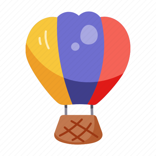 Air balloon, hot balloon, aerostat, ballooning, parachute icon - Download on Iconfinder