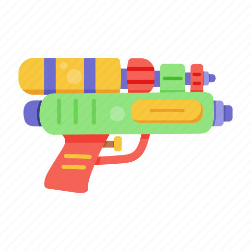 Gun toy, water gun, toy pistol, plaything, toy icon - Download on Iconfinder