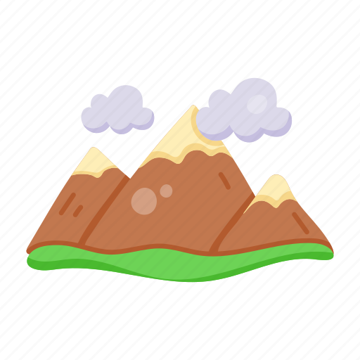 Hills, mountains, peaks, landscape, hill station icon - Download on Iconfinder