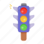 traffic light, traffic signal, semaphore, signal light, traffic sign 