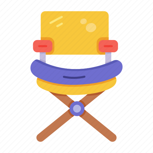 Camping seat, camping chair, folding chair, portable chair, chair icon - Download on Iconfinder