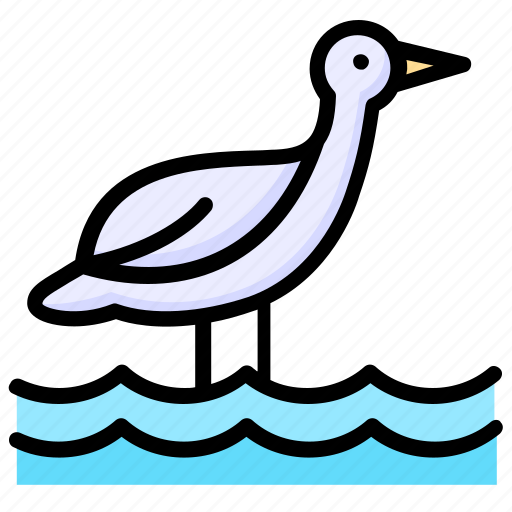 Beach, bird, animal, animals, sea icon - Download on Iconfinder