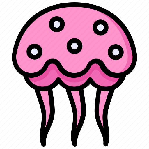 Jellyfish, animal, sea, ocean icon - Download on Iconfinder