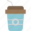 drink, beverages, cafe, coffie, container, cookies, warm, icon 