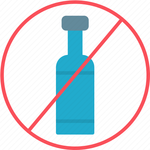 No, alcohol, ban, drink, forbidden, prohibition, stop icon - Download on Iconfinder