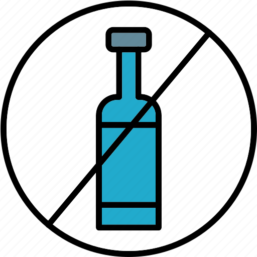 No, alcohol, ban, drink, forbidden, prohibition, stop icon - Download on Iconfinder