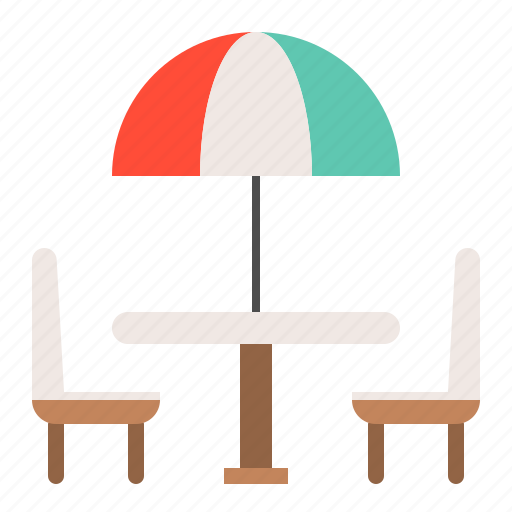 Beach, beach chair, beach scene, beach umbrella, vacation icon icon - Download on Iconfinder