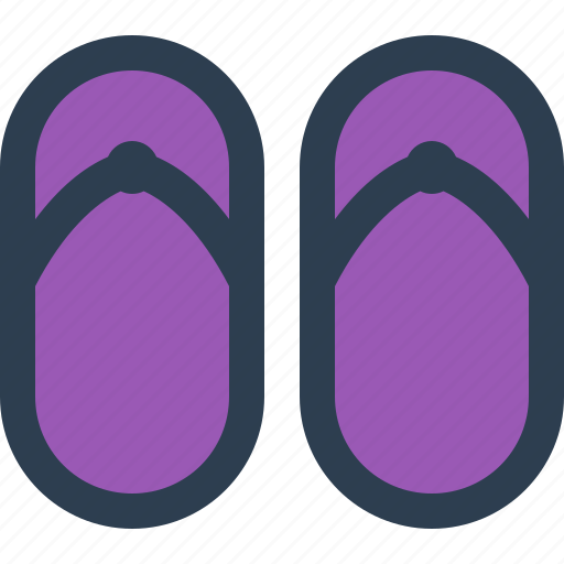 Sandals, beach, flip flops icon - Download on Iconfinder