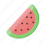 watermelon, red, fruit, food, healthy, sweet 