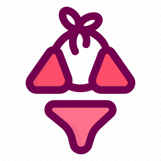 Clothes, bikini, woman, underwear, clothing, fashion icon - Download on Iconfinder